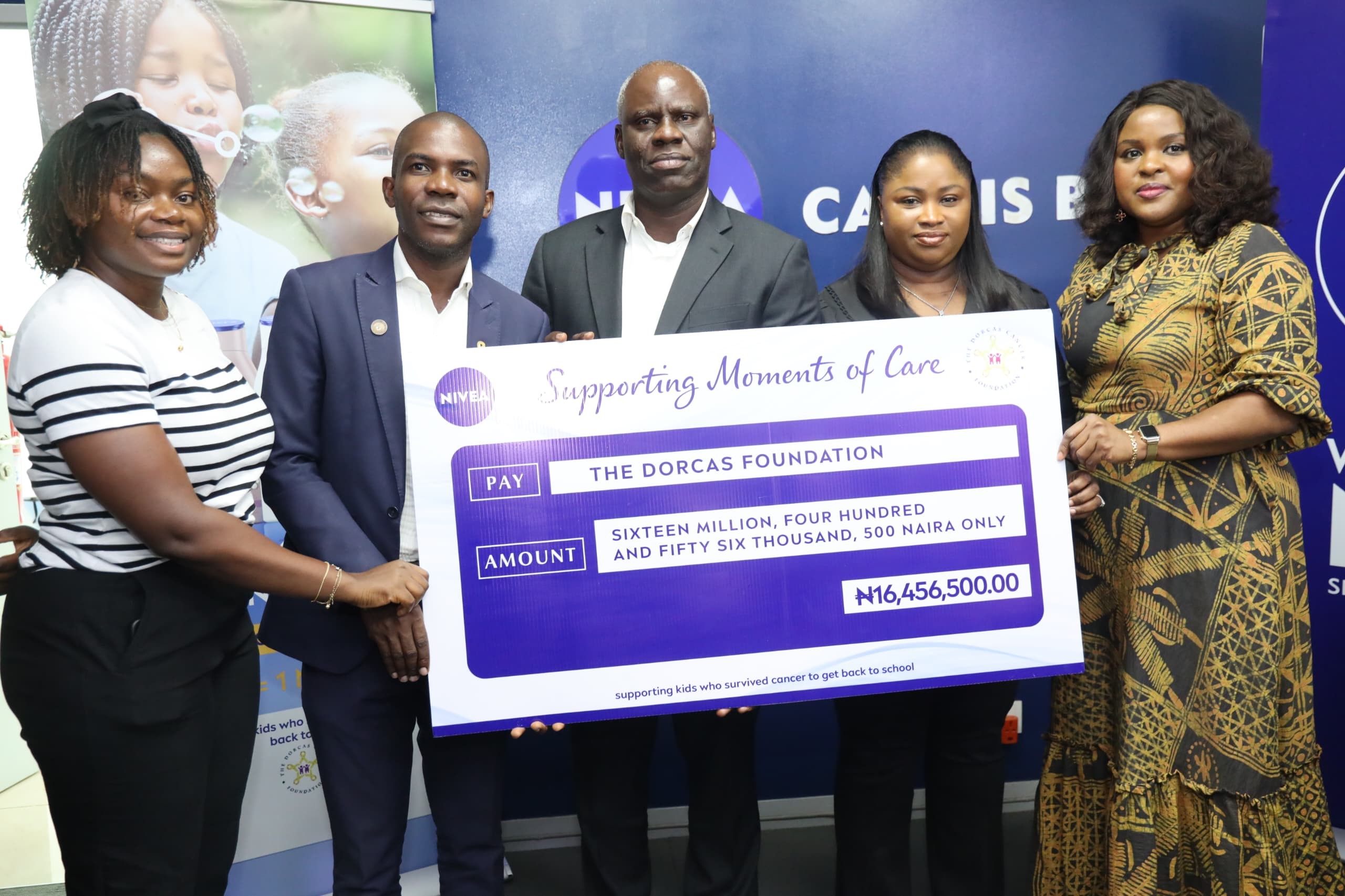 NIVEA gives hope to  children cancer survivors with N16.4 Million back-to-school donation 