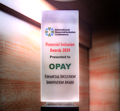 CBN Awards OPay for Financial Inclusion Innovation 