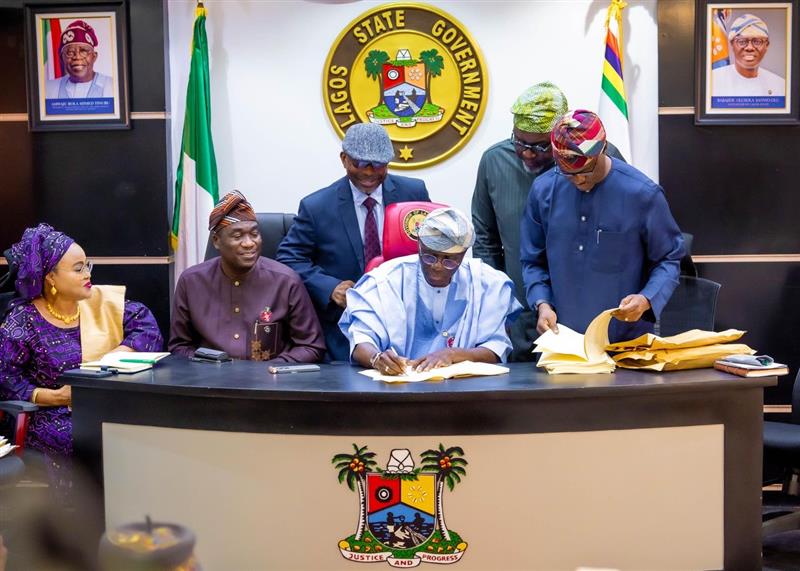 Lagos State Governor Sanwo-Olu signs N3.36 trillion 2025 budget into law 