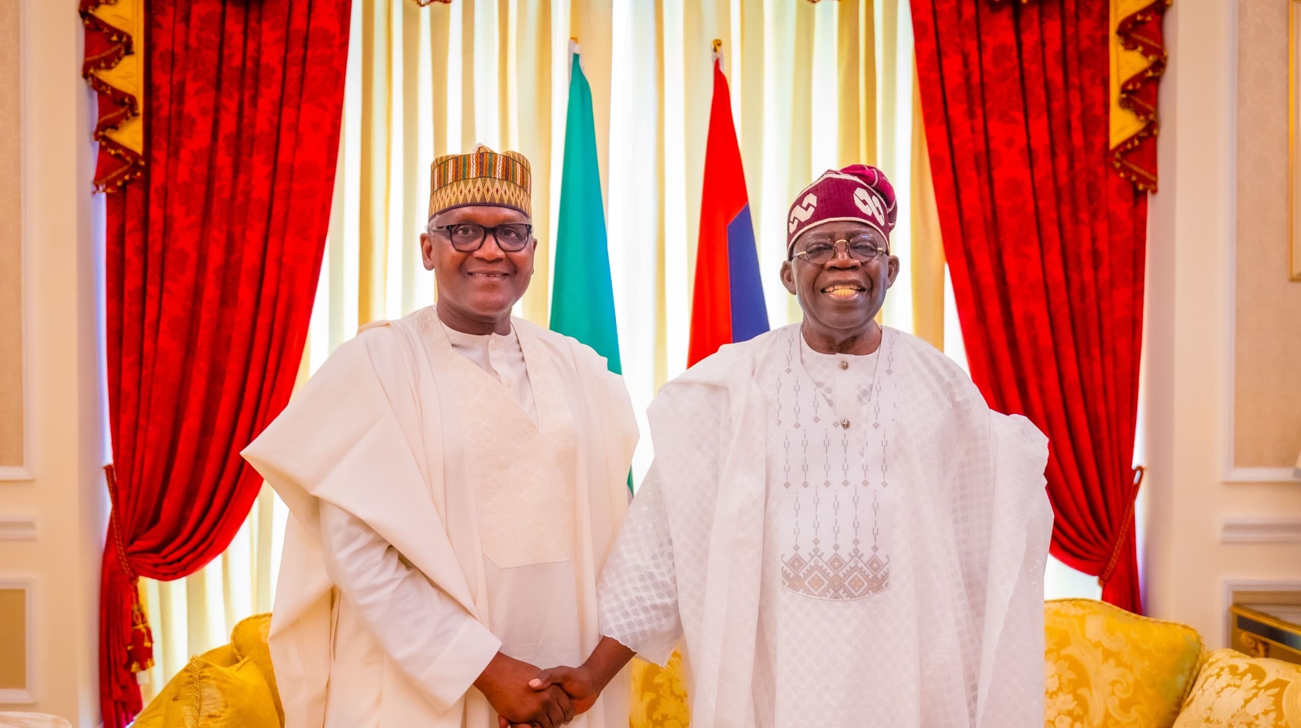 Dangote thanks President Tinubu for the revolutionary change in the Oil and Gas sector to save Nigeria