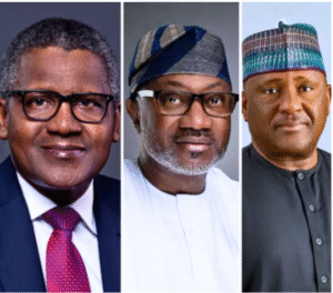 Nigeria’s richest men ride on Naira and stock market wealth
