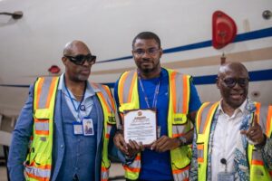 Elin Air achieves Aviation Milestone with historic Bombardier Challenger CL604 maintenance check 