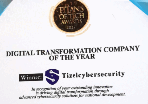 Tizel Cybersecurity named “Digital Transformation Company of the Year” at Technology Africa Awards 