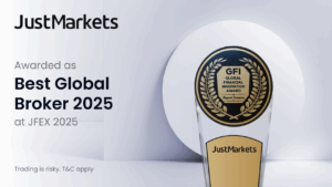 JustMarkets wins the “Best Global Broker” award at JFEX 2025 