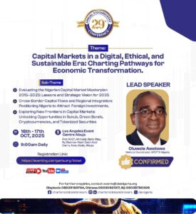 29th Annual Stockbrokers Conference- Capital Markets in a digital, ethical, and sustainable era