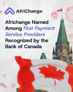 Africhange launches UK Bank accounts and achieves Bank of Canada registration 