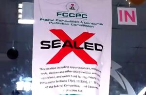 FCCPC seals Ikeja Electric headquarters in Ikeja