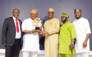 Honourable Minister of Housing & Urban Development partners with Barr. Festus Adebayo to honour Dr. Oluwatosin Olatujoye at the African Housing Awards 2025 