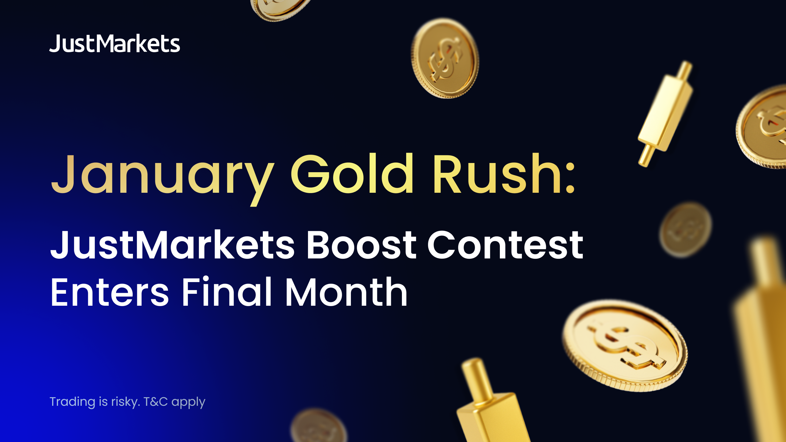 January Gold Rush: JustMarkets boost contest enters final month 