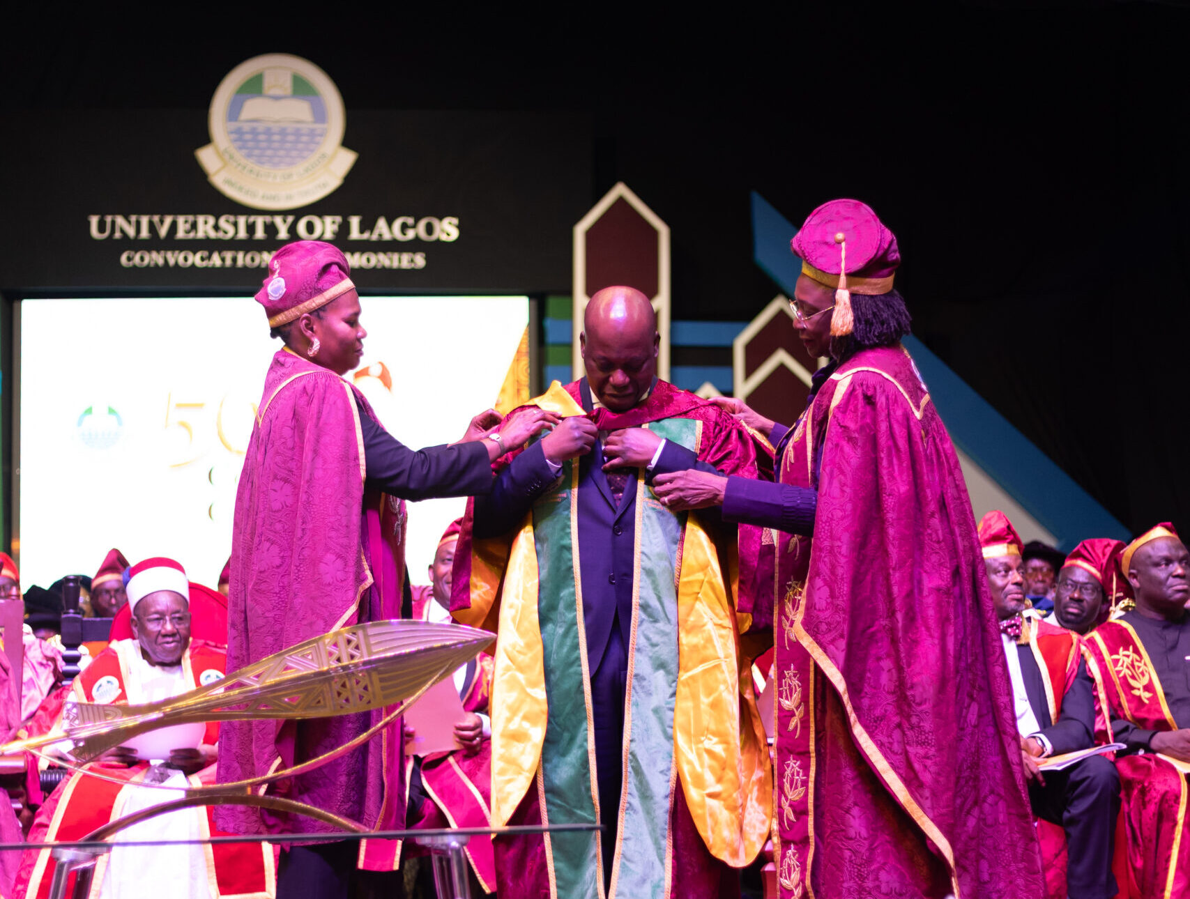 Wale Tinubu Receives Honorary Doctorate from University of Lagos 