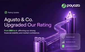 Augusto & Co. upgrades Payaza credit rating from BBB to A-