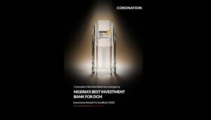 Coronation merchant bank named Nigeria’s best investment bank for DCM at euromoney awards