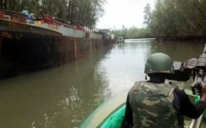 Navy intercepts vessel carrying 683 metric tonnes of suspected stolen petroleum products