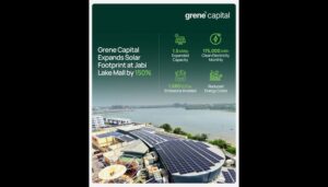 Grene Capital expands Jabi lake mall solar footprint by 150%, raising installed capacity to 1.5 MWp
