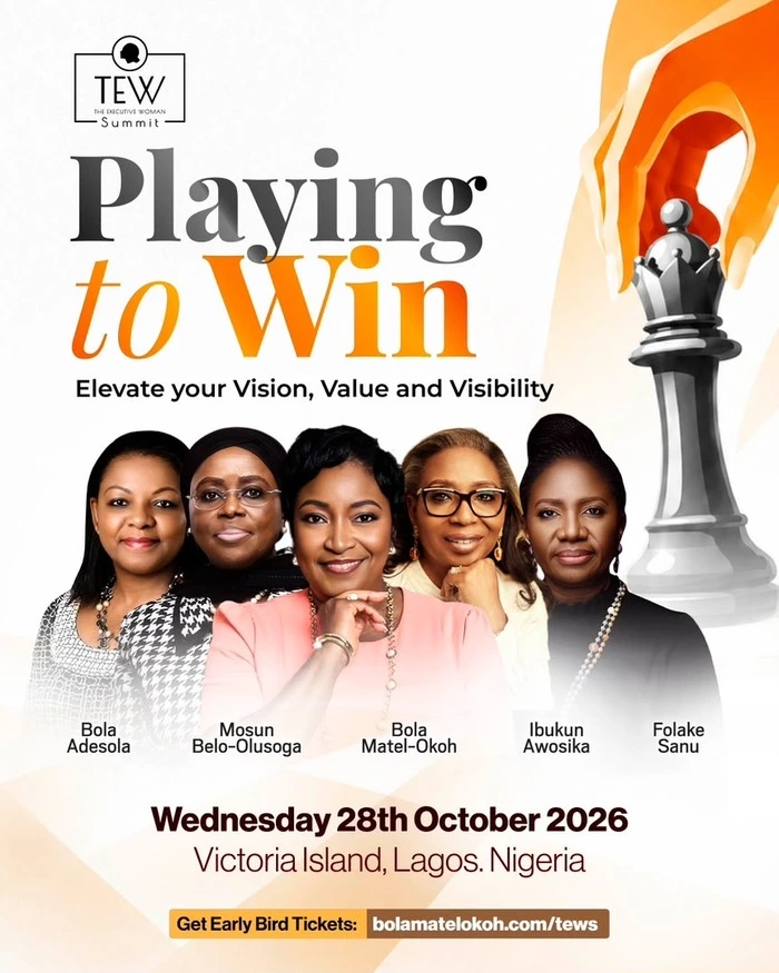 Playing to Win: Bola Matel-Okoh taps Ibukun Awosika, Bola Adesola, Mosun Belo-Olusoga and others for TEWS 2.0 Image
