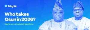 Nigerians are betting millions on the Osun State election — and the majority are backing Adeleke