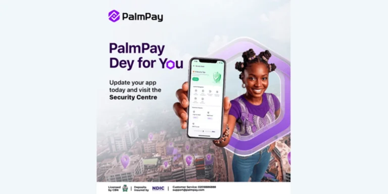 PalmPay Launches ‘PalmPay Dey For You’ with New Security Features